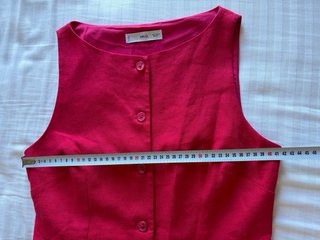Vestido de lino con botones - Sin estrenar -