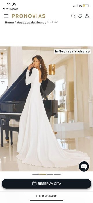 Vestido de Novia Pronovias Blanco Betsy