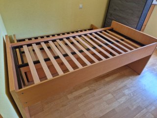 Cama y cajonera infantil madera