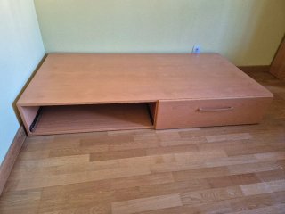 Cama y cajonera infantil madera