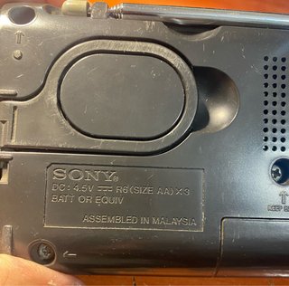 Radio Sony ICF-4805 3 Bandas FM, SW, OM, funciona