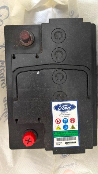 Batería Coche Ford 60Ah 600A