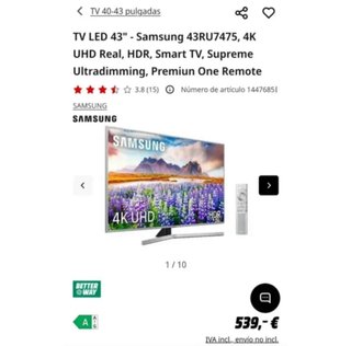 TV Samsung 43RU7475