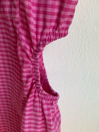 Vestido cuadros rosa tirantes Brownie