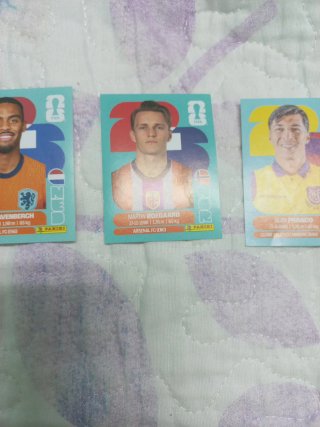 3 Cromos Mundial Panini