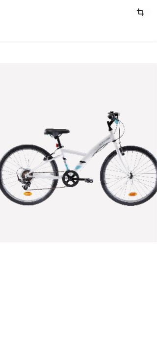 Bicicleta B-Twin 24 Blanca
