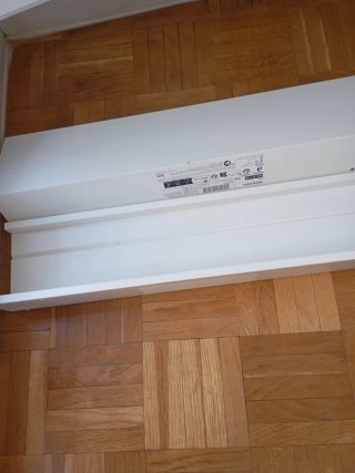 Scaffali a parete Mosslanda Ikea in bianco