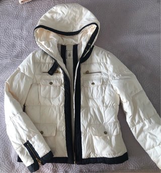 Chaquetón Tintoretto blanco roto y negro Talla S/M