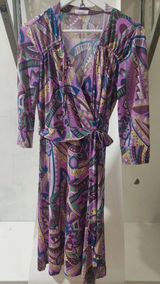 Vestido vintage años 60 multicolor