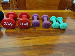 Pesas y accesorios de entrenamiento