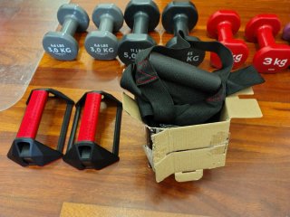 Pesas y accesorios de entrenamiento