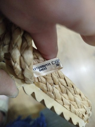Alpargatas esparto mujer talla 36