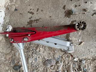 Gato hidráulico profesional 2T rojo