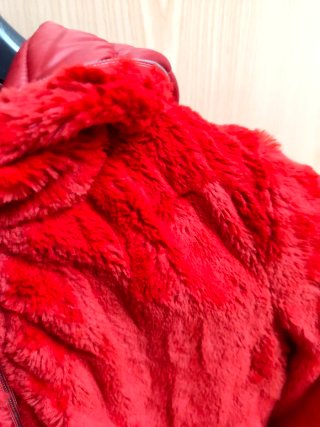 Chaqueta reversible roja