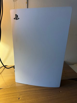 Consola PS5 Blanca con Mando Multicolor