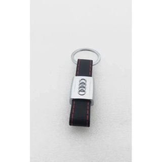 Llavero de Cuero con Logo Metalico AUDI A1 A3 A4