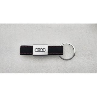Llavero de Cuero con Logo Metalico AUDI A1 A3 A4
