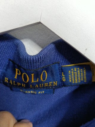 Polo Ralph Lauren azul marino talla L Classic Fit