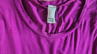 Vestido morado sin mangas Italian Style