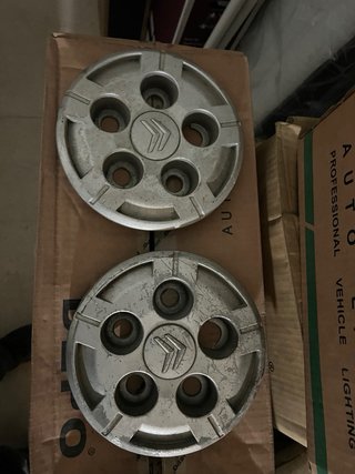 2 Tapacubos Citroën Furgoneta Originales