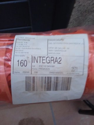 Malla señalización naranja