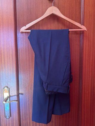 Traje de Novio Completo Enzo Romano Azul/Gris