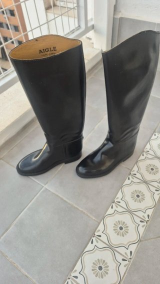 Botas de montar Aigle Negras. Unisex