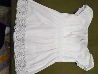 Blusa blanca.Talla L
