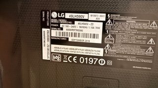 Smart TV LG 49 Negra