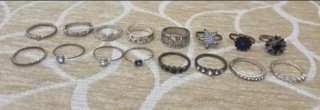 Lote Anillos Ajustables Varios Diseños