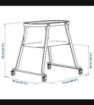 Minicuna Älskvärd IKEA con colchón