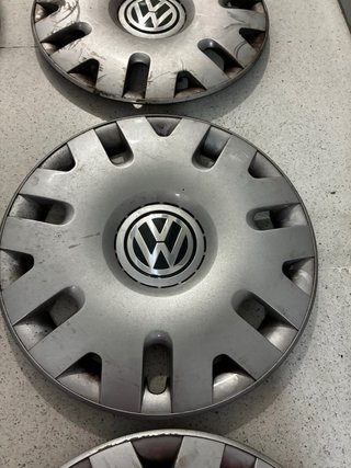 Tapacubos VW 14 Originales 6 unidades + 1