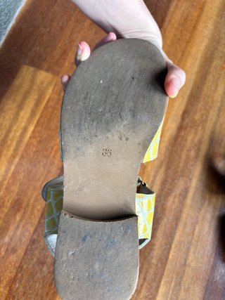 Sandalias Urra Amarillas Talla 36