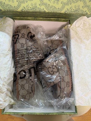 Sandalias Gucci Beige/Marrón