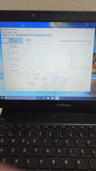 Portátil Toshiba  i5