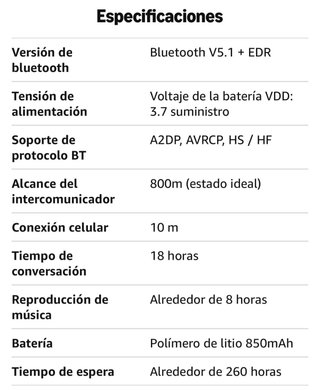 2 Intercomunicadores Moto EJEAS V6 Pro