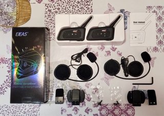 2 Intercomunicadores Moto EJEAS V6 Pro