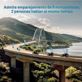 2 Intercomunicadores Moto EJEAS V6 Pro