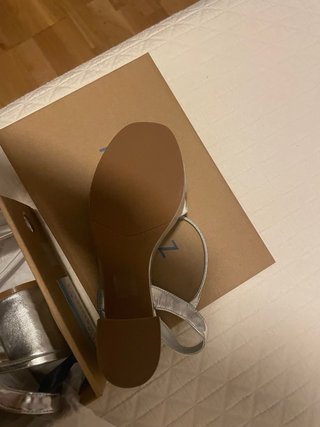 Zapatos de tacón Marypaz plateados