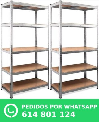 Pack 5 Estanterías Metálicas nuevas