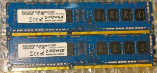 RAM 8gb Ddr3 1600mhz 2-POWER - Funzionante