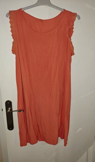 Vestido salmón