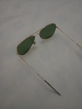 Gafas de sol Ray-Ban Aviator Doradas Verdes