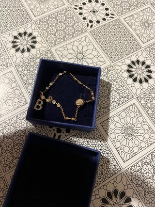 Bracciale Swarovski lettera B