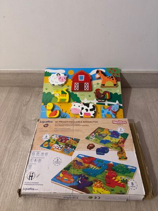 Puzzle Madera Mi Primer Encajable Animalitos