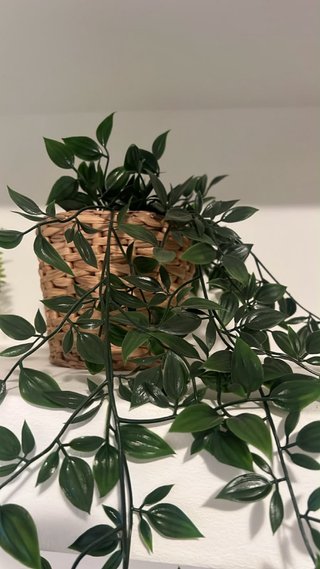 Planta artificial colgante