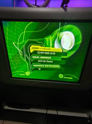 Xbox Clásica Negra y Verde