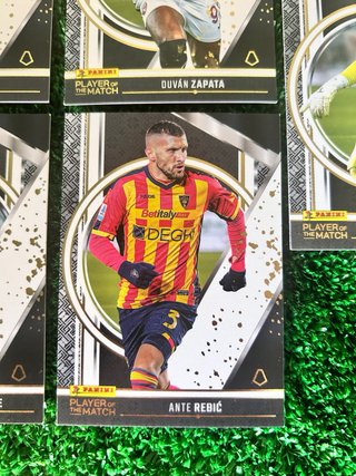 Lote 5 cartas Player of the Match