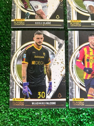 Lote 5 cartas Player of the Match