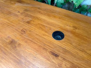 Escritorio antiguo de madera